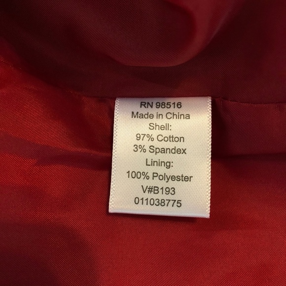 COLDWATER CREEK PETITE Red Knit Lined Jacket sz M - Picture 2 of 12